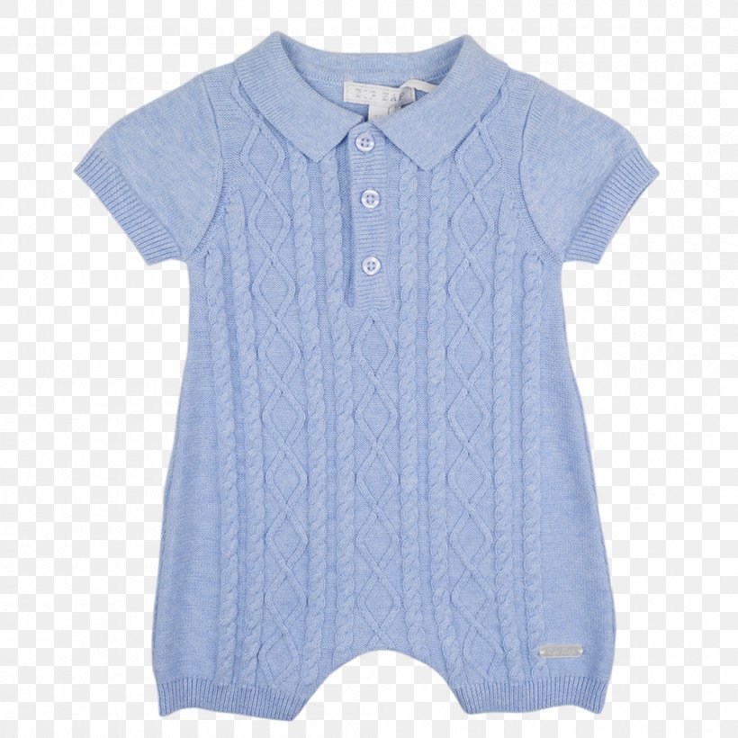 Sleeve Cable Knitting Romper Suit Clothing, PNG, 1000x1000px, Sleeve, Blouse, Blue, Boutique, Button Download Free