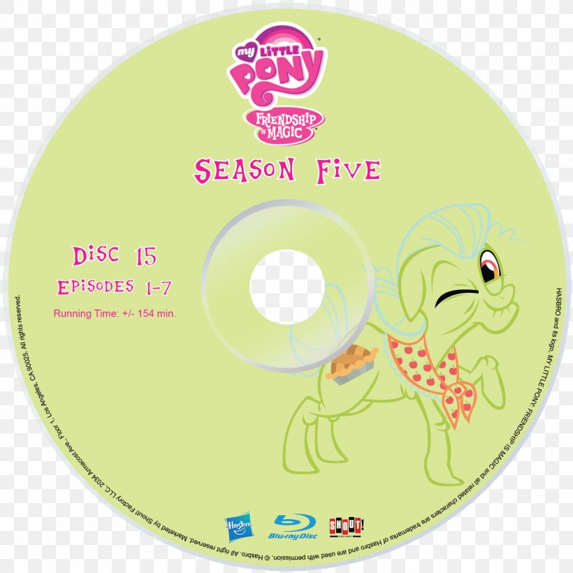 Compact Disc Blu-ray Disc Pinkie Pie Applejack My Little Pony: Friendship Is Magic Fandom, PNG, 1403x1403px, Compact Disc, Apple Bloom, Applejack, Bluray Disc, Cartoon Download Free
