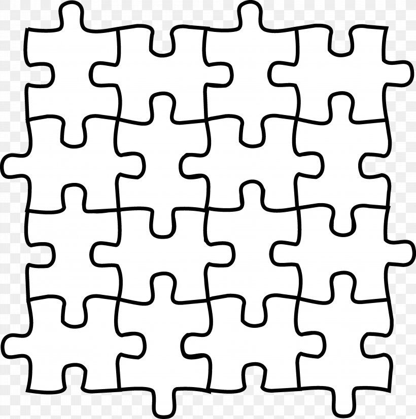 Jigsaw Puzzles Coloring Book Word Search Mechanical Puzzles Clip Art, PNG, 4254x4293px, Jigsaw Puzzles, Adult, Area, Black And White, Coloring Book Download Free