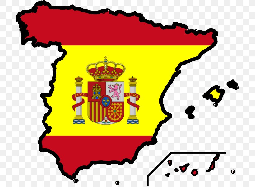 Flag Of Spain Map Clip Art, PNG, 717x600px, Spain, Area, Art, Blank Map, Culture Of Spain Download Free