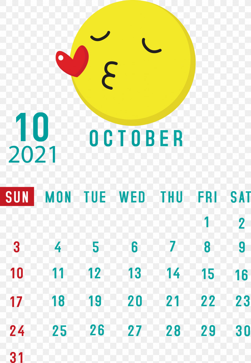 October 2021 Printable Calendar October 2021 Calendar, PNG, 2074x3000px, October 2021 Printable Calendar, Android, Calendar System, Emoticon, Geometry Download Free