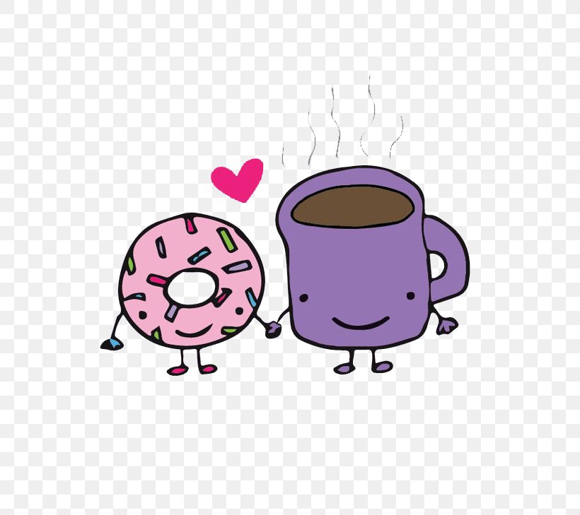 Coffee Tea Doughnut Breakfast Muffin, PNG, 564x729px, Coffee, Biscuit, Breakfast, Cake, Cartoon Download Free