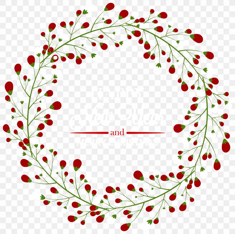 Santa Claus Christmas Wreath Clip Art, PNG, 2500x2496px, Santa Claus, Branch, Christmas, Christmas Decoration, Christmas Lights Download Free