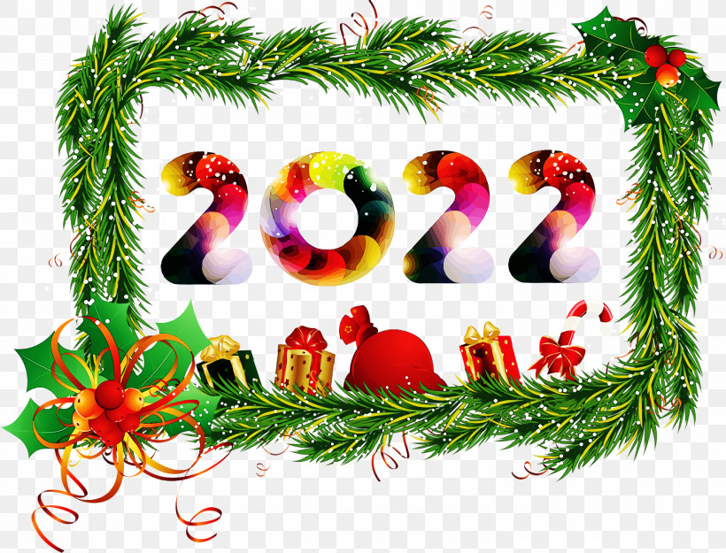2022 Happy New Year 2022 New Year 2022, PNG, 3000x2288px, Bauble, Christmas Day, Christmas Decoration, Christmas Ornament M, Christmas Tree Download Free