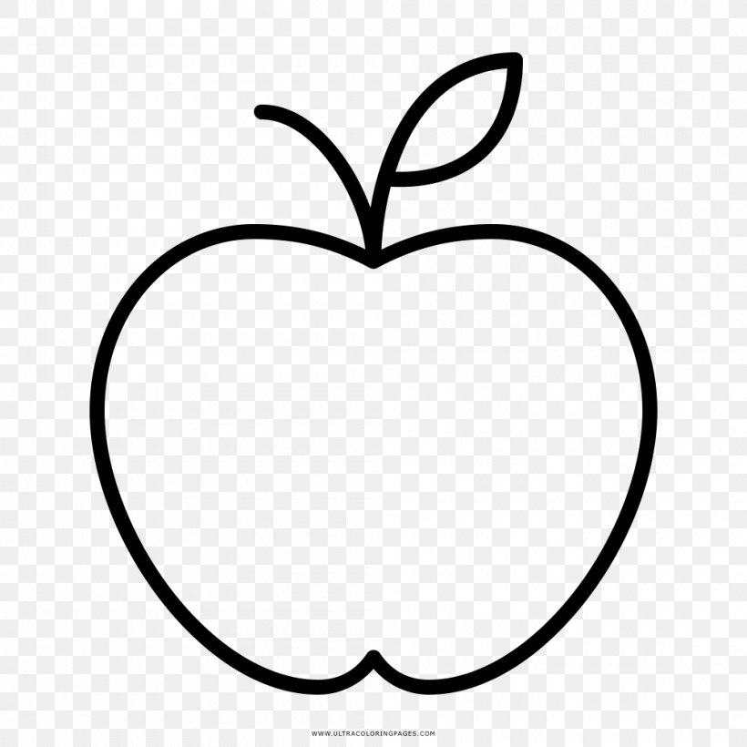 Coloring Book Drawing Apple Child, PNG, 1000x1000px, Watercolor, Cartoon, Flower, Frame, Heart Download Free