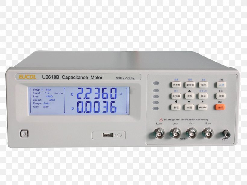 Electronics Capacitance Meter Multimeter Capacitor, PNG, 1000x748px, Electronics, Amplifier, Audio Receiver, Capacitance, Capacitance Meter Download Free