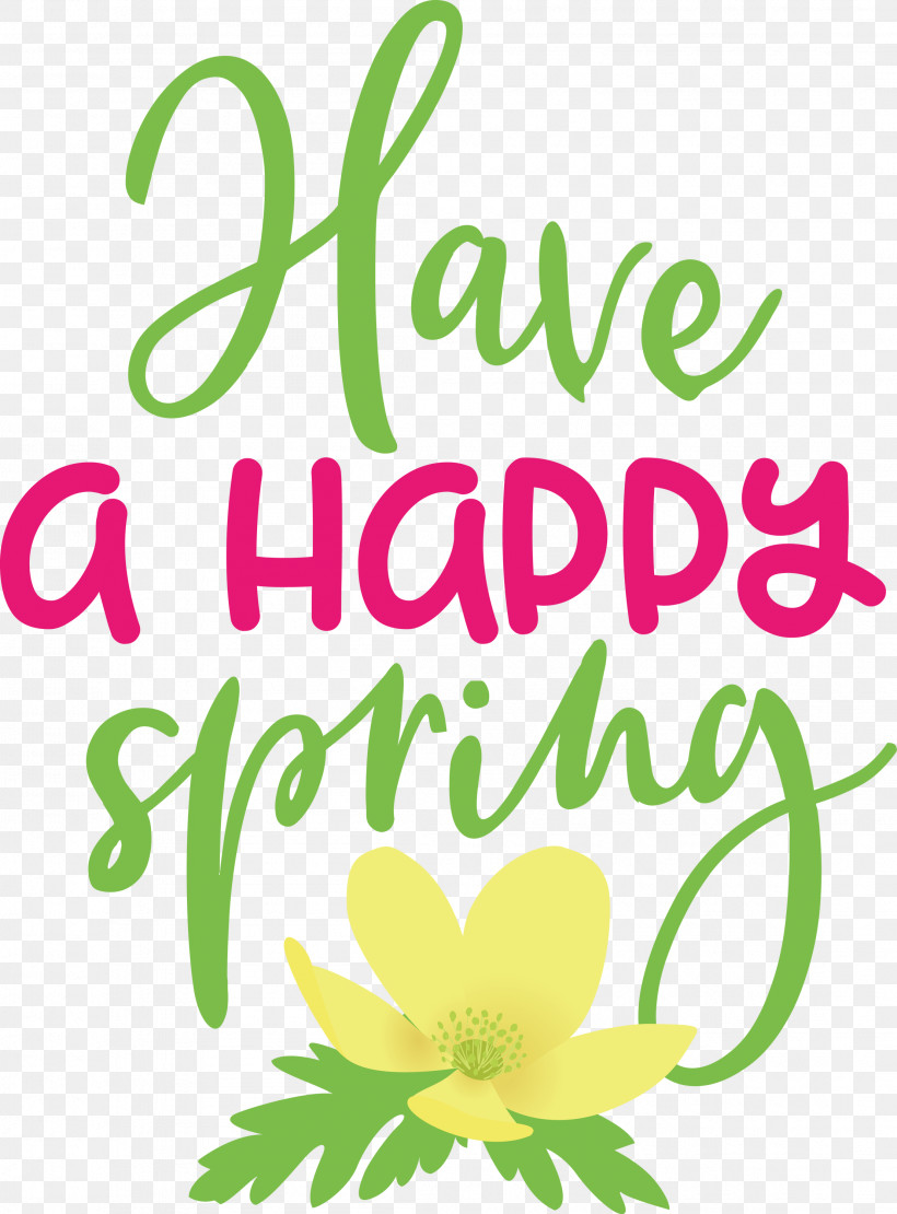 Spring Have A Happy Spring, PNG, 2216x3000px, Spring, Cut Flowers, Floral Design, Happiness, Leaf Download Free