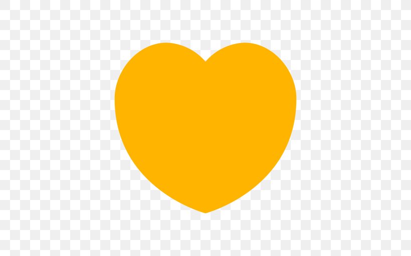 Yellow Heart Font M-095, PNG, 512x512px, Yellow, Heart, Logo, M095, Orange Download Free