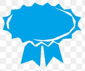 Title Ribbon - Blue Ribbon Logo Clip Art PNG
