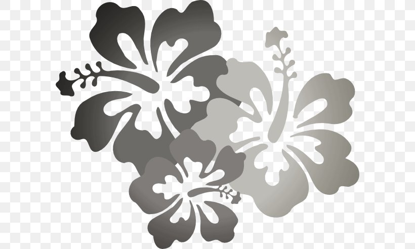 Clip Art Rosemallows Hawaiian Hibiscus Flower Image, PNG, 600x492px, Rosemallows, Black And White, Blue Hibiscus, Cut Flowers, Drawing Download Free