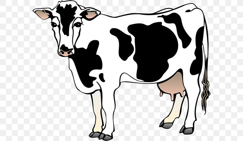 Holstein Friesian Cattle Dairy Cattle Free Content Clip Art, PNG, 600x477px, Holstein Friesian Cattle, Calf, Cattle, Cattle Like Mammal, Cow Goat Family Download Free