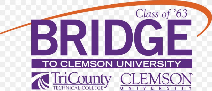 Clemson University Mathews Bridge Tri-County Technical College, PNG, 3014x1302px, Clemson University, Area, Brand, Bridge, Clemson Download Free
