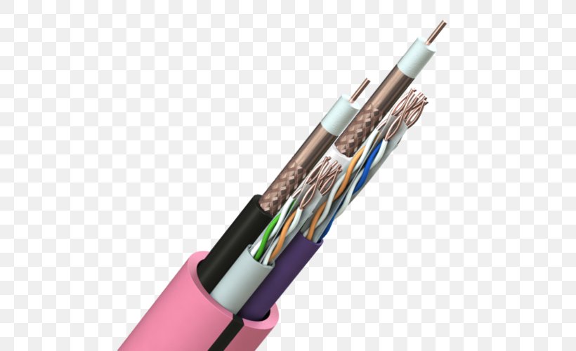 Electrical Cable Category 6 Cable Coaxial Cable Category 5 Cable Twisted Pair, PNG, 500x500px, Electrical Cable, Cable, Cable Television, Category 5 Cable, Category 6 Cable Download Free