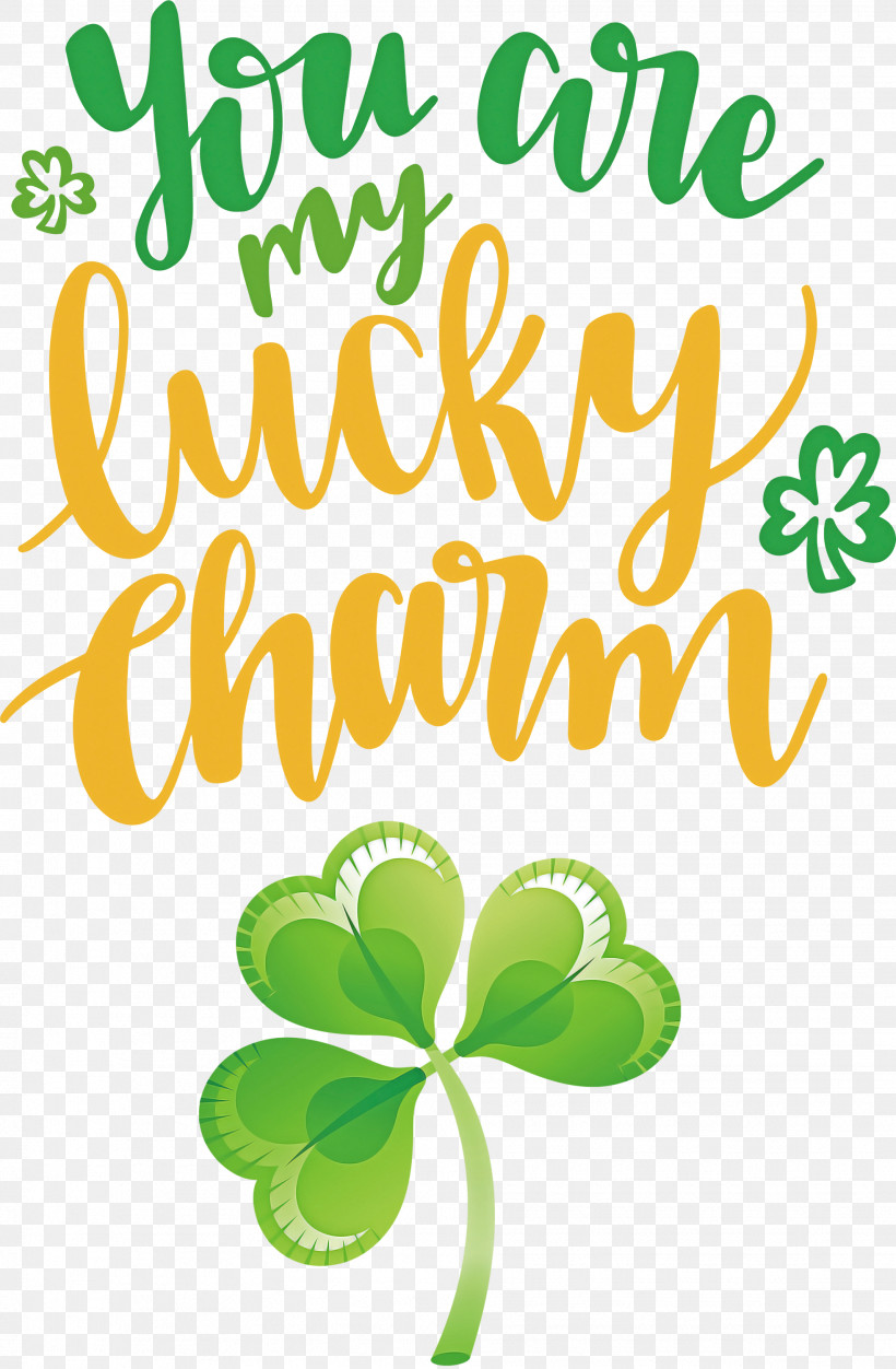You Are My Lucky Charm St Patricks Day Saint Patrick, PNG, 1964x3000px, St Patricks Day, Clover, Flora, Flower, Fruit Download Free