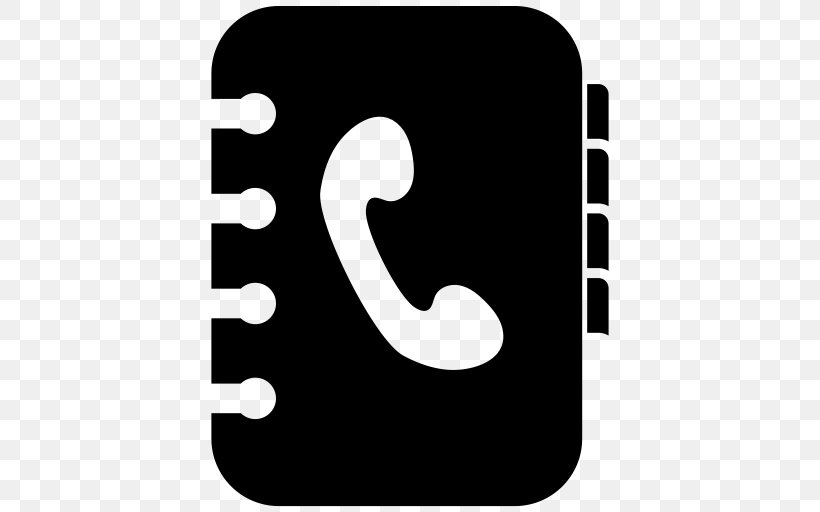 Telephone Directory, PNG, 512x512px, Telephone Directory, Black And White, Book, Iphone, Mobile Phones Download Free
