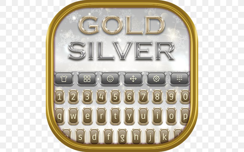 Metal Silver Computer Keyboard Gold Android Application Package, PNG, 512x512px, Metal, Colored Gold, Computer Keyboard, Gold, Google Play Download Free