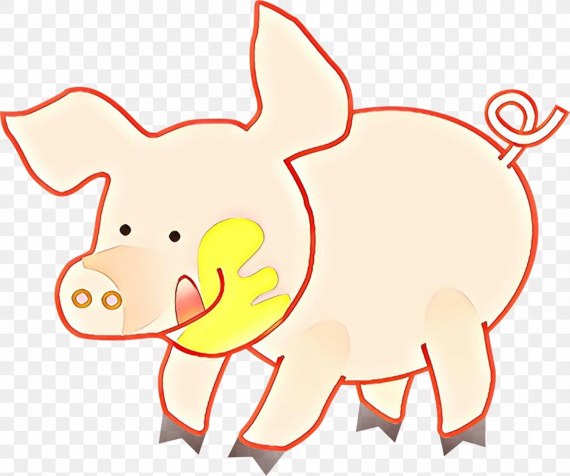 Clip Art Large White Pig Drawing Vector Graphics Free Content, PNG, 2396x2002px, Large White Pig, Animal Figure, Cartoon, Domestic Pig, Drawing Download Free
