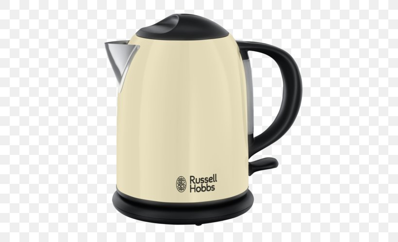 Electric Kettle Russell Hobbs Kitchen Toaster, PNG, 500x500px, Kettle, Electric Kettle, Electric Water Boiler, Electricity, Heurekacz Download Free