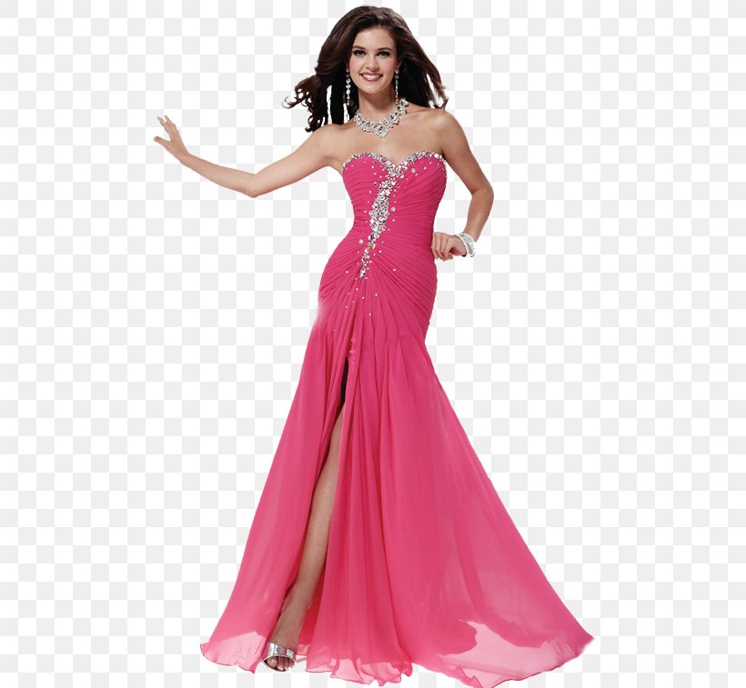 Gown Pink Party Dress Fuchsia, PNG, 568x757px, Gown, Blouse, Boxer Briefs, Bridal Party Dress, Cocktail Dress Download Free
