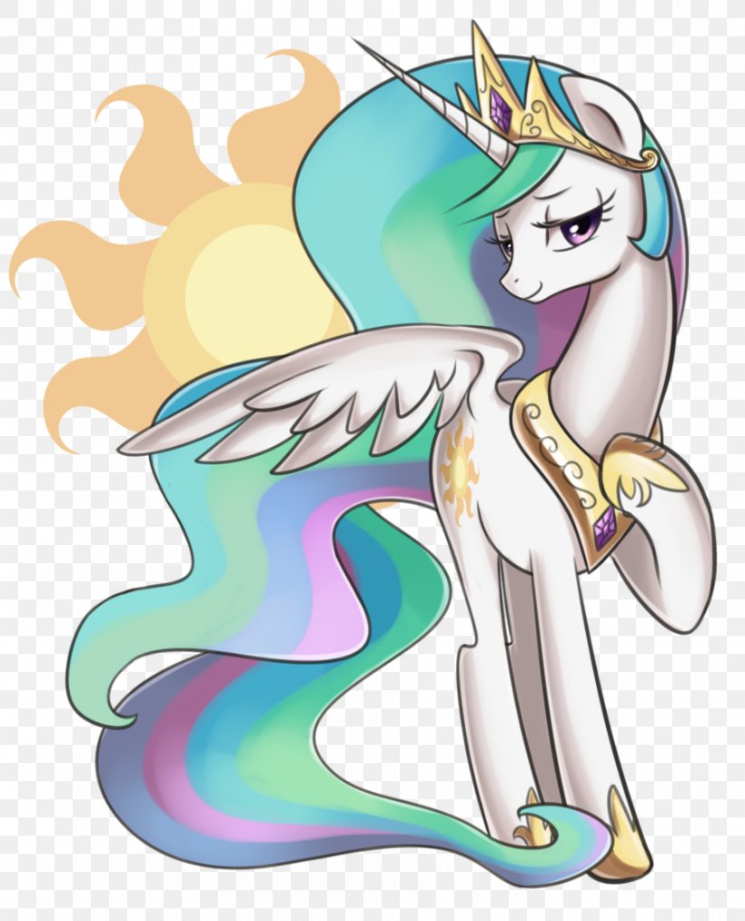 Princess Celestia Pony Twilight Sparkle DeviantArt Princess Luna, PNG, 900x1113px, Watercolor, Cartoon, Flower, Frame, Heart Download Free