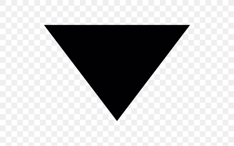 Arrow Triangle, PNG, 512x512px, Triangle, Black, Black And White, Geometric Shape, Geometric Shapes Download Free