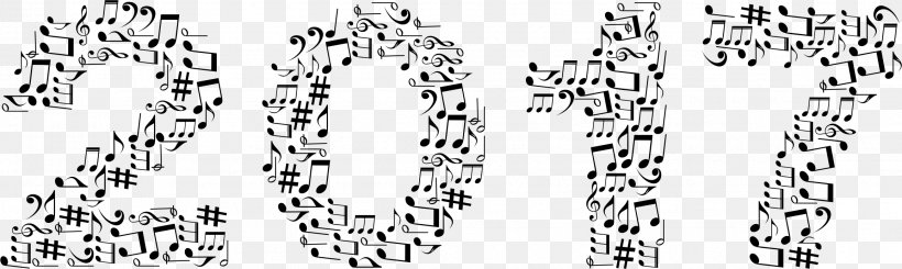 Musical Note Black And White Clip Art, PNG, 2314x694px, Watercolor, Cartoon, Flower, Frame, Heart Download Free