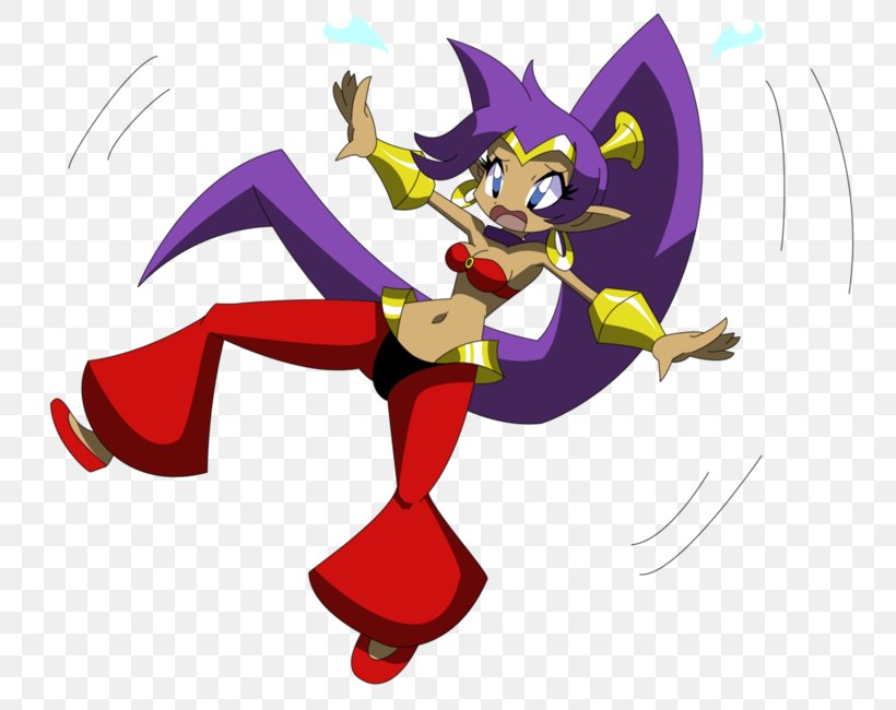 Shantae: Half-Genie Hero Shantae And The Pirate's Curse Shantae: Risky's Revenge Fan Art Belly Dance, PNG, 811x650px, Watercolor, Cartoon, Flower, Frame, Heart Download Free