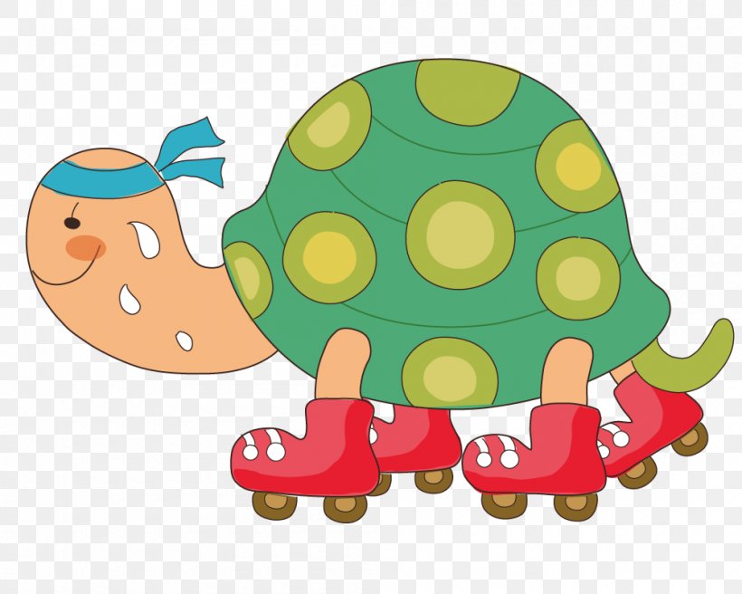 Turtle Ice Skating Cartoon, PNG, 1000x800px, Turtle, Area, Art, Cartoon, Clip Art Download Free