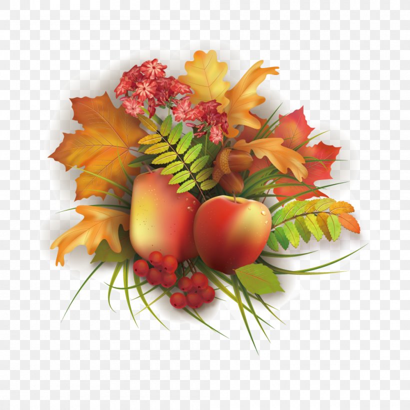Autumn Illustration, PNG, 1000x1000px, Autumn, Cut Flowers, Designer, Floral Design, Floristry Download Free