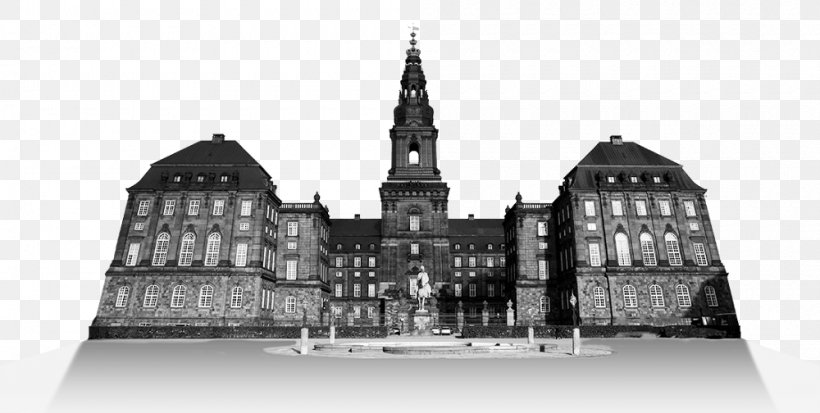 Christiansborg Palace Folketing Political Party Architecture Politics, PNG, 1000x504px, Folketing, Abbey, Architecture, Black And White, Building Download Free