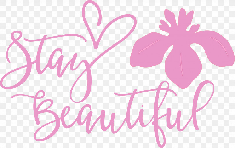 Floral Design, PNG, 3000x1895px, Stay Beautiful, Biology, Fashion, Floral Design, Lilac Download Free