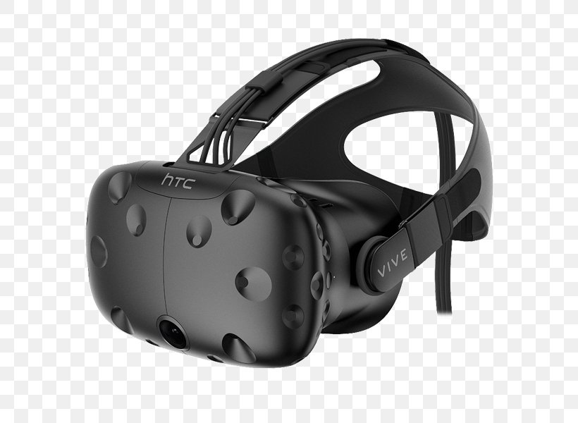 HTC Vive Virtual Reality Headset, PNG, 600x600px, Htc Vive, Bicycle Helmet, Black, Fashion Accessory, Hardware Download Free
