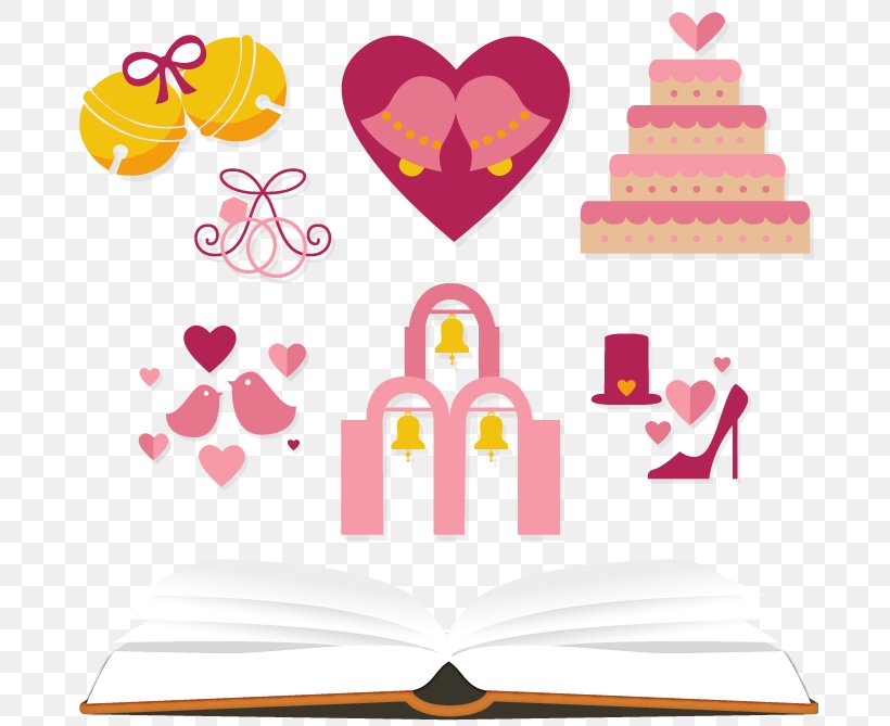 Wedding Invitation Clip Art Vector Graphics Image, PNG, 688x669px, Wedding Invitation, Area, Brand, Drawing, Heart Download Free