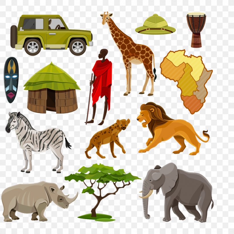 Africa Hippopotamus Icon, PNG, 1000x1000px, Africa, Animal Figure, Big Cats, Carnivoran, Cat Like Mammal Download Free