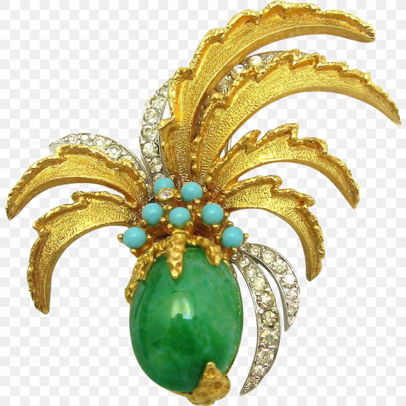 Brooch Imitation Gemstones & Rhinestones Jewellery Parure Emerald, PNG, 1064x1064px, Watercolor, Cartoon, Flower, Frame, Heart Download Free