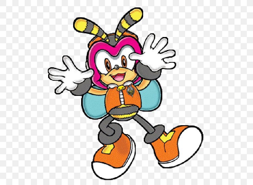 Charmy Bee Espio The Chameleon Vector The Crocodile Sonic The Hedgehog Doctor Eggman, PNG, 600x600px, Charmy Bee, Art, Artwork, Beak, Blaze The Cat Download Free