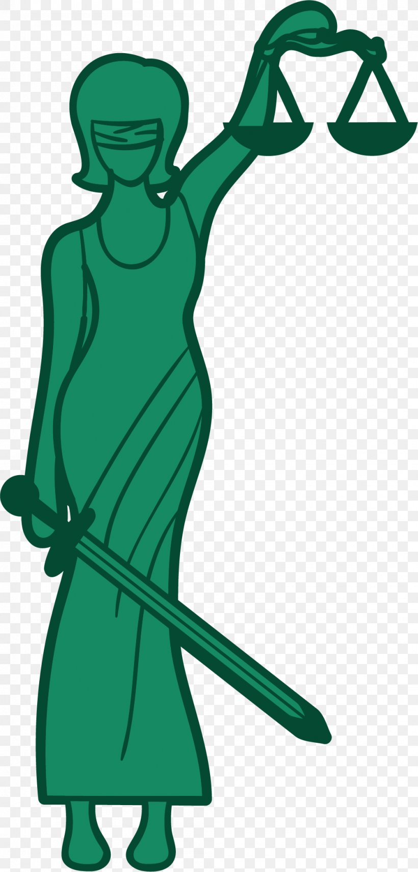 Lady Justice Themis Euclidean Vector Illustration, PNG, 1001x2085px, Lady Justice, Art, Cartoon, Fictional Character, Goddess Download Free