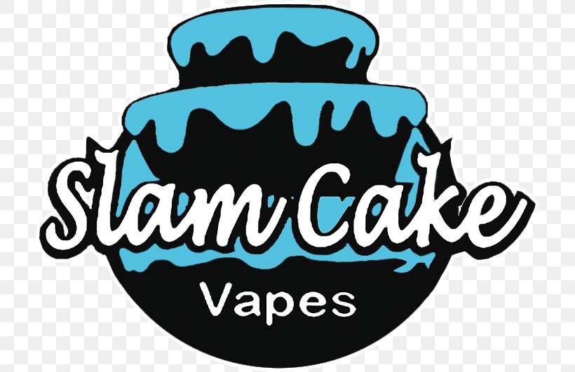 Slam Cake Vapes Composition Of Electronic Cigarette Aerosol Juice Logo, PNG, 718x531px, Juice, Aqua, Brand, Breazy, Cake Download Free