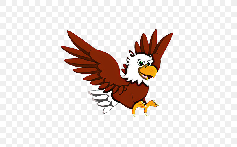Bird Cartoon Rooster Chicken Wing, PNG, 567x510px, Bird, Animation, Beak, Bird Of Prey, Cartoon Download Free