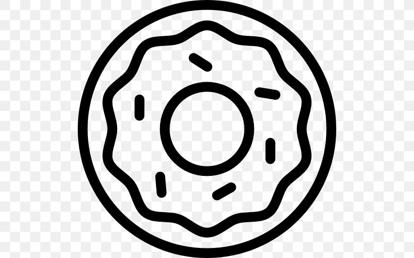Donuts Krispy Kreme Doughnuts Food Clip Art, PNG, 512x512px, Donuts, Auto Part, Black And White, Cake, Dessert Download Free