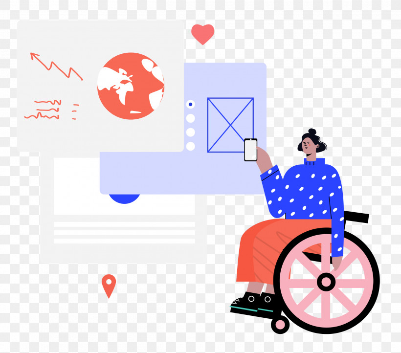Wheel Chair People, PNG, 2500x2204px, Wheel Chair, Architecture, Calligraphy, Cartoon, Drawing Download Free
