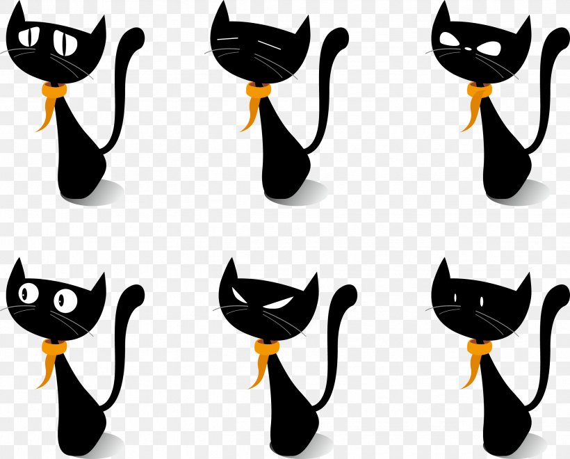 Black Cat Drawing Clip Art, PNG, 2603x2098px, Cat, Beak, Bird, Black Cat, Cartoon Download Free