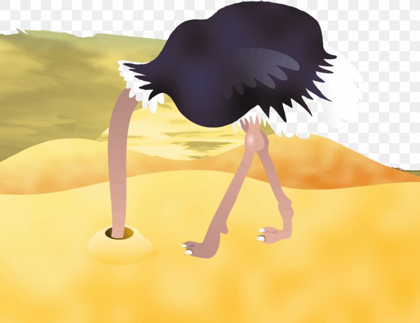 Common Ostrich Bird Goose Cartoon, PNG, 1275x984px, Common Ostrich, Beak, Bird, Cartoon, Desert Download Free