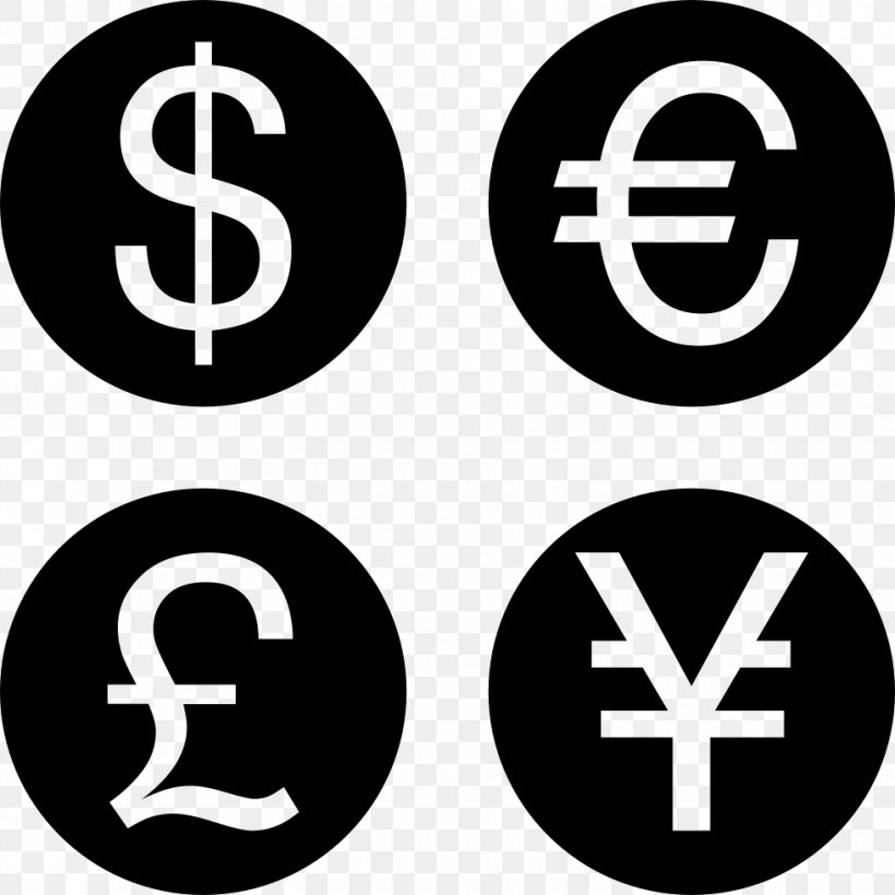 Currency, PNG, 980x980px, Currency, Area, Bank, Black And White, Brand Download Free