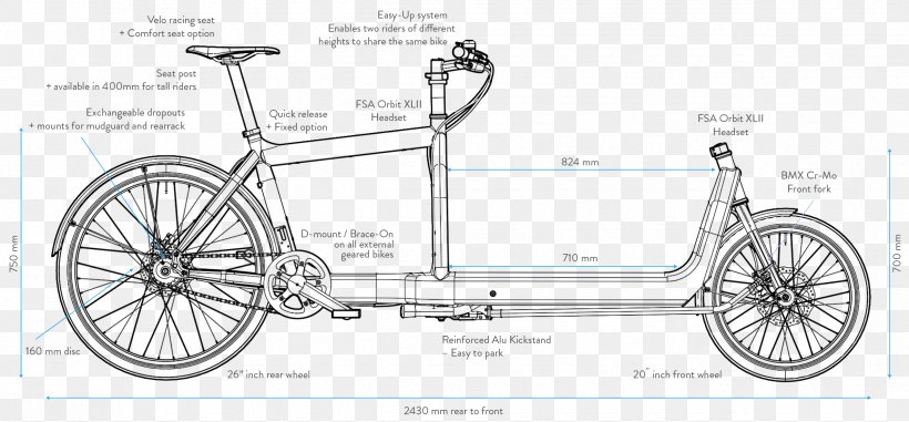 Freight Bicycle Larry Vs Harry Cargo Tricycle, PNG, 2370x1104px, Freight Bicycle, Auto Part, Automotive Design, Bicycle, Bicycle Accessory Download Free