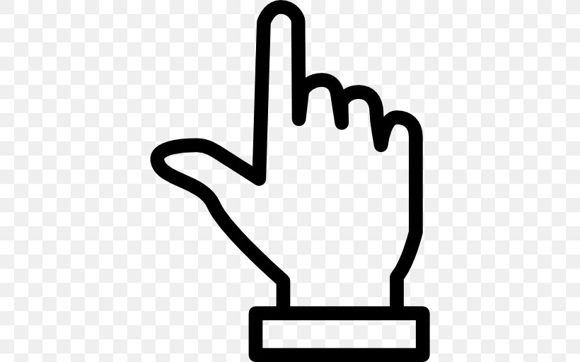 Index Finger, PNG, 512x512px, Finger, Black And White, Cdr, Cursor, Gesture Download Free