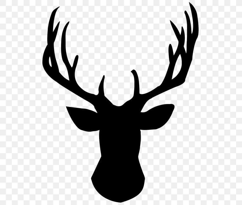 Reindeer Silhouette Clip Art Vector Graphics, PNG, 696x696px, Deer, Antler, Art, Blackandwhite, Drawing Download Free