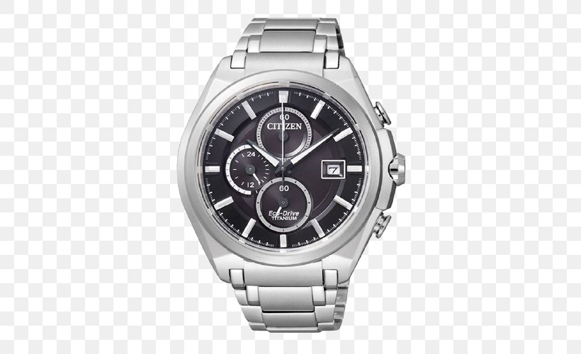 Watch Eco-Drive Citizen Holdings Chronograph Titanium, PNG, 500x500px ...