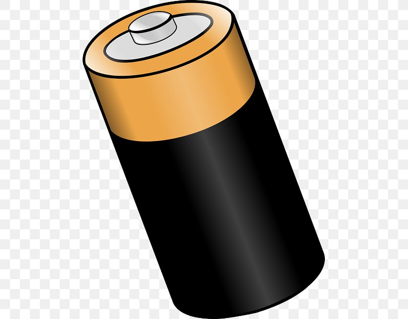 Automotive Battery Alkaline Battery Clip Art, PNG, 487x640px, Battery, Aaa Battery, Alkaline Battery, Automotive Battery, Cylinder Download Free