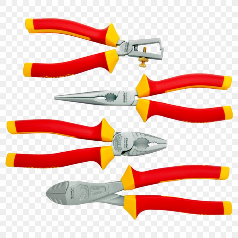 Diagonal Pliers Hand Tool Klauke Tool Set, PNG, 1000x1000px, Diagonal Pliers, Electrician, Fashion Accessory, Hand Tool, Hardware Download Free